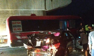 Nạn nhân được xác định đã tử vong từ trước khi xảy ra tai nạn - Ảnh: Hoàng Long