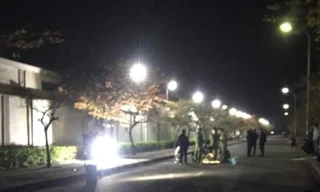 Hiện trường phát hiện thi thể nam công nhân bị tử vong - Ảnh: CATB