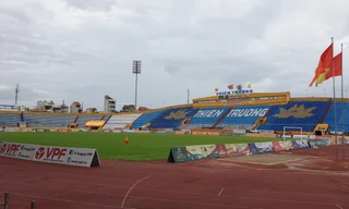 Anh ninh tại sân Thiên Trường sẽ được siết chặt trong các trận đấu còn lại của mùa giải 2019 - Ảnh: Hoàng Long