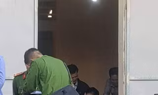 Tiến hành điều tra, xác định nguyên nhân tử vong của thượng uý Nguyễn Tuấn Minh - Ảnh: Hoàng Long 