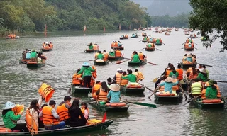 Tam Cốc- Tràng An được xem là điểm đến của du khác khi đến Ninh Bình - Ảnh: Hoàng Long