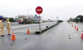 Hiện trường vụ tai nạn - Ảnh: Hoàng Long