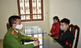 Đối tượng phá két sắt, trộm tiền của hàng xóm khai tự học cách phá két trên mạng xã hội - Ảnh: CA Ninh BÌnh