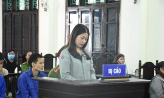 Hoàng Thị Ánh Nguyệt bị xử 12 tháng tù vì thuê côn đồ đánh thuộc cấp cũ của chồng - Ảnh: Hoàng Long