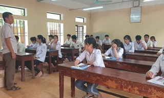 Thí sinh Nam Đinh tham dự kỳ thi THPT Quốc gia 2019 - Ảnh: Hoàng Long