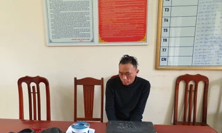 Tên trộm Trần Ngọc Xiêm có thành tịch gây ra hơn 30 vụ trộm từ Nghệ An ra Hà Nội - Ảnh: Hoàng Long