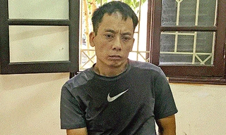 Đối tượng Quý khai nhận hành vi tại cơ quan công an. Ảnh: Huyền Mỹ 