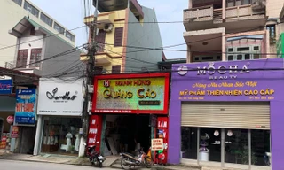 Căn hộ số 157 phố Trần Đăng Ninh (giữa) ở trọ trong những ngày ở thành phố Lạng Sơn .Ảnh: Duy Chiến