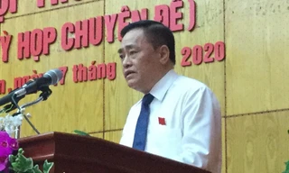 Ông Hồ Tiến Thiệu được bầu làm Chủ tịch UBND tỉnh Lạng Sơn, nhiệm kỳ 2016-2021. Ảnh: Duy Chiến