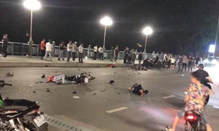 Hiện trường vụ tai nạn .Ảnh: TL