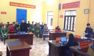 Quang cảnh phiên tòa. Ảnh: Thu Thủy