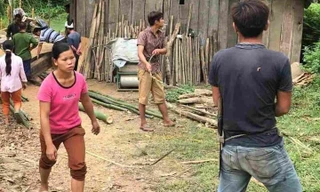 Án mạng xảy ra tại gia đình ông Triệu Văn Trình, trú tại thôn Nà Cáp, xã Đức Thông (Cao Bằng) gây xôn xao dư luận .Ảnh: B. Diệp