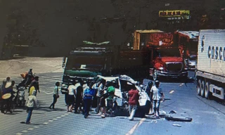 Vụ tai nạn làm 5 người bị thương; ách tắc giao thông trên tuyến *ảnh: TL