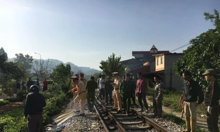 Hiện trường vụ tai nạn .Ảnh: Duy Chiến 