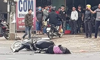 Hiện trường vụ tai nạn .Ảnh: TL