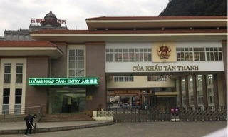 Đến 9h sáng nay (20/2), xuất nhập khẩu qua Tân Thanh vẫn chưa diễn ra .Ảnh Duy Chiến