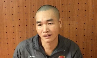 Đối tượng Tiên khai nhận hành vi tại cơ quan điều tra .Ảnh: N. My