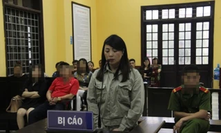 Bị cáo Hiền ra tòa lĩnh án .Ảnh: Duy Chiến