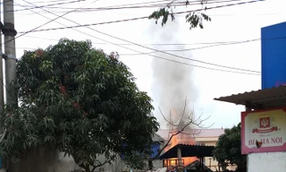 Hiện trường vụ cháy *ảnh: Sơn Hải