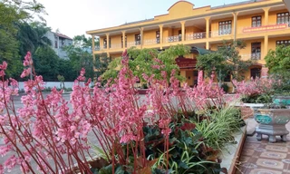 Điểm thi Trường THPT Đình Lập đã chuẩn bị cơ sở vật chất đảm bảo vệ sinh, an toàn, sạch đẹp cho đợt 2, Kỳ thi tốt nghiệp THPT năm 2020 .Ảnh: Đ.T