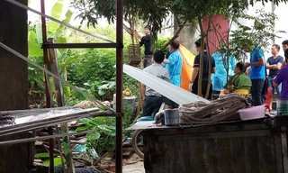 Lực lượng chức năng Lạng Sơn khám nghiệm hiện trường nơi xảy ra sự việc *ảnh: Hải Sơn