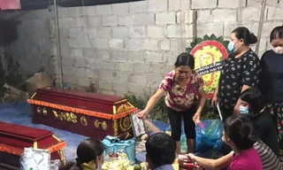 Chết chết của 2 anh em ở Đình Lập (Lạng Sơn) gây cú sốc và người dân đã chung tay, giúp sức lo hậu sự cho các em .Ảnh: DC