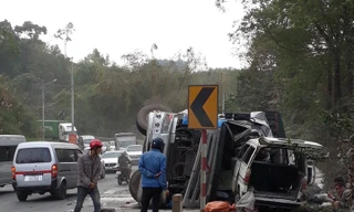 Hiện trường vụ tai nạn .Ảnh: Hứa Chuyền