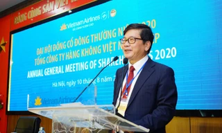 Chủ tịch HĐQT VNA Phạm Ngọc Minh giải trình thêm các thông tin tại Đại hội cổ đông thường niên 2020.
