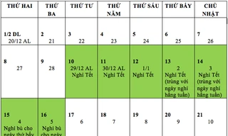 Phương án nghỉ Tết Nguyên đán Tân Sửu 2021 được Bộ LĐ-TB&XH ưu tiên lựa chọn.