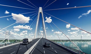 Phối cảnh cầu Mỹ Thuận 2 sẽ khởi công vào ngày 27/2.