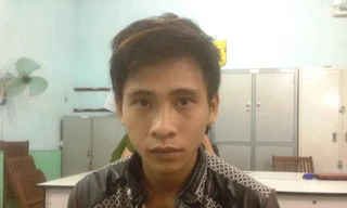 Nghi phạm Nguyễn Thanh Tý tại cơ quan điều tra. Ảnh CA cung cấp.