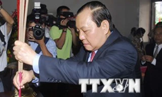 Bí thư Thành ủy TP.HCM Lê Thanh Hải. (Ảnh: Hoàng Hải/TTXVN)