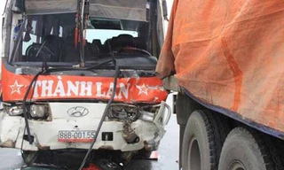 Hiện trường vụ tai nạn.