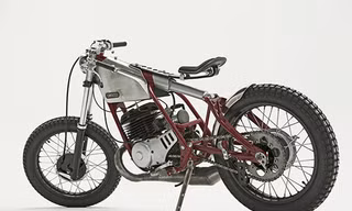Yamaha DT250 độ phong cách xe đua