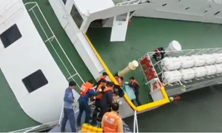 Công bố clip cứu thuyền trưởng phà Sewol khi phà đang chìm