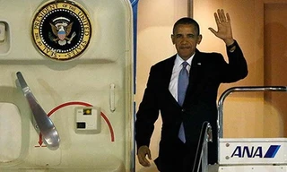 Tổng thống Obama trong chuyến thăm Nhật Bản. Ảnh: AP