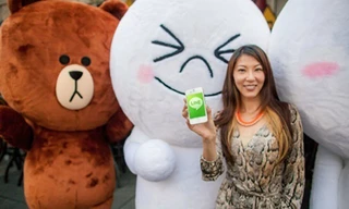 Line cùng những nhân vật ngộ nghĩnh của mình đang tìm đường vào thị trường Mỹ. Ảnh: Moonberry.