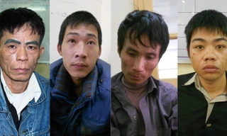 Bốn đối tượng Sơn, Chung, Lộc, Xuân bị bắt giữ.