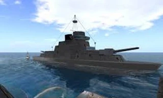 Khu trục hạm USS Eldridge hoạt động trên biển Địa Trung Hải.