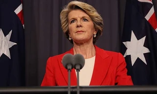Nữ Ngoại trưởng Úc Julie Bishop.