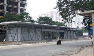 Cận cảnh nhà chờ xe buýt 'tiêu chuẩn quốc tế' ở Hà Nội