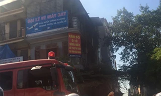 Hiện trường vụ cháy. Ảnh: VOV