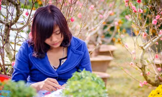 Dự thi ảnh: Tình xuân