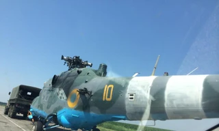 Nhìn gần trực thăng Ukraine bị tự vệ miền Đông bắn hạ