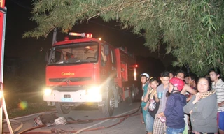 Hiện trường vụ hỏa hoạn.