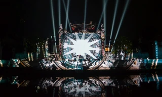 Màn trình chiếu ánh sáng đặc sắc tại Lễ hội Bình Đà