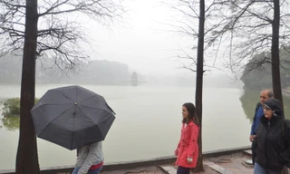 Miền Bắc đón không khí lạnh tăng cường trời tiếp tục mưa rét. Ảnh: Thanh Hà.