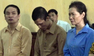 Các bị cáo tại tòa.