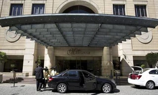 Khách sạn Michelangelo Towers ở vùng ngoại ô Sandton thuộc thủ đô Johannesburg của Nam Phi, nơi thi thể của Đại tá Patrick Karegeya được tìm thấy hôm 2/1.