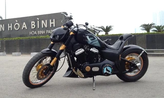 Ngắm Honda cruiser độ sói hoang lạnh lùng tại Hà Nội